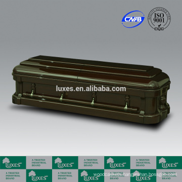 High-end Coffin Bed LUXES American Style Master Piece Wooden Caskets Open Casket